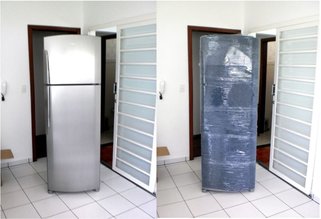 geladeira embalada