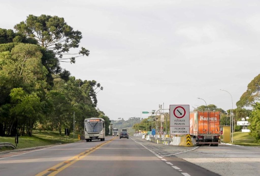 foto de um pedaço da BR-116